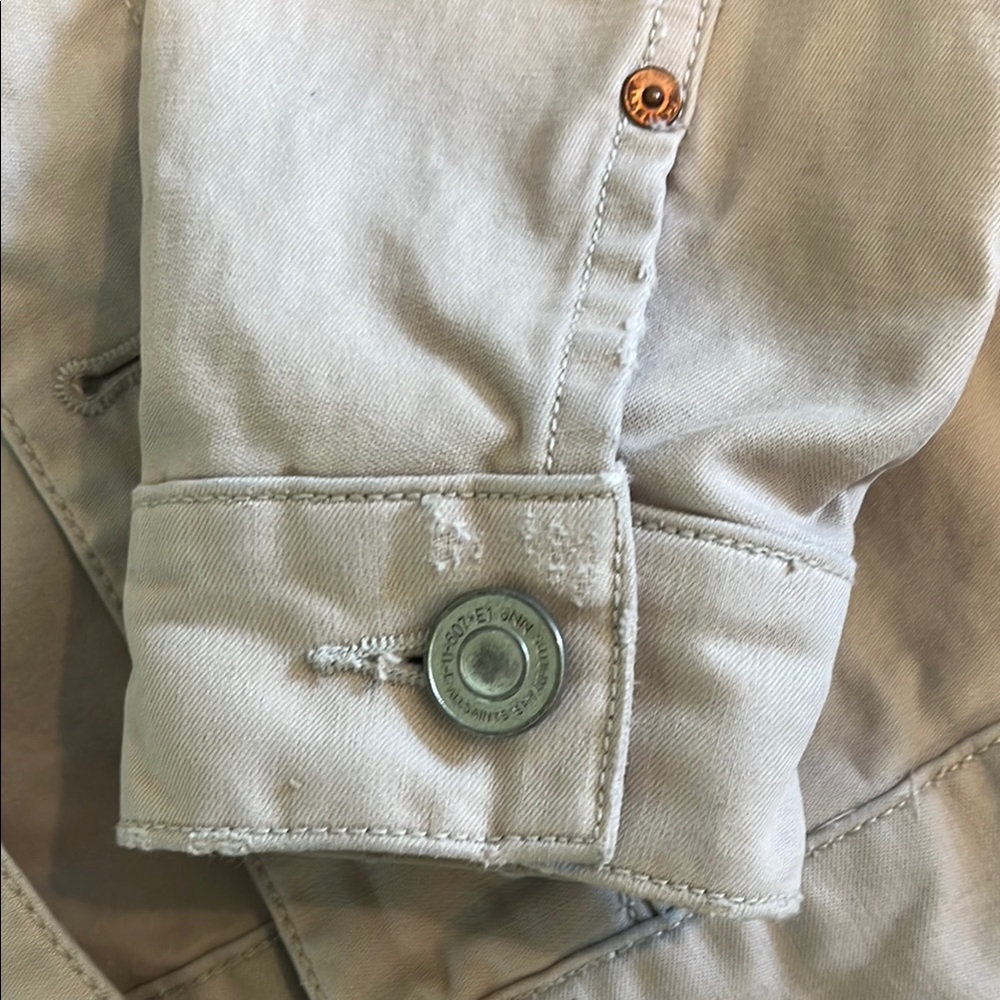 All Saints Tan Lightweight Jacket - Picture 3 of 5